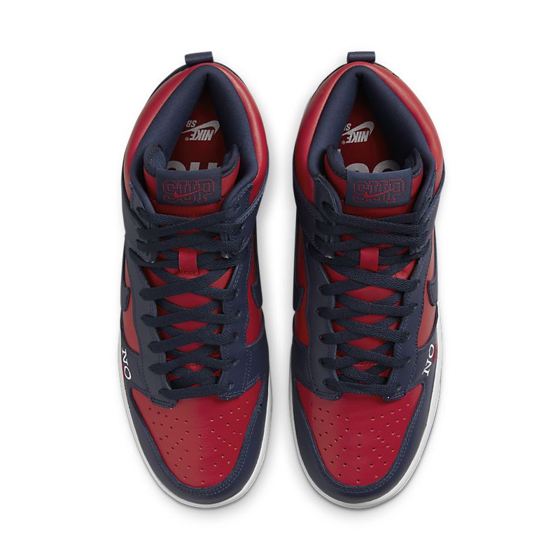 nike sb dunk high - Rojo Azul