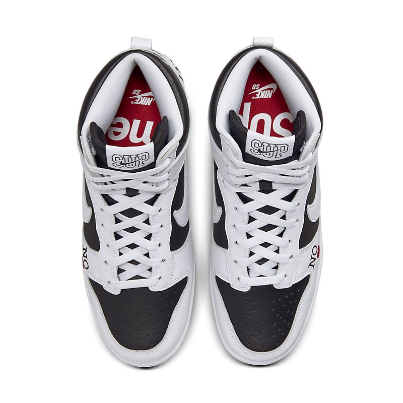 nike sb dunk high - Blanco Negro