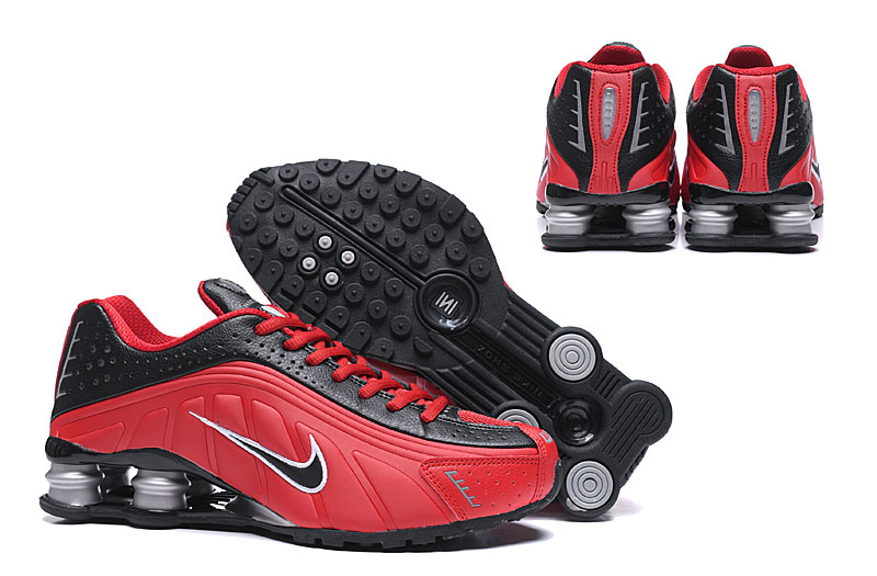 nike shox r4 - Rojo Negro