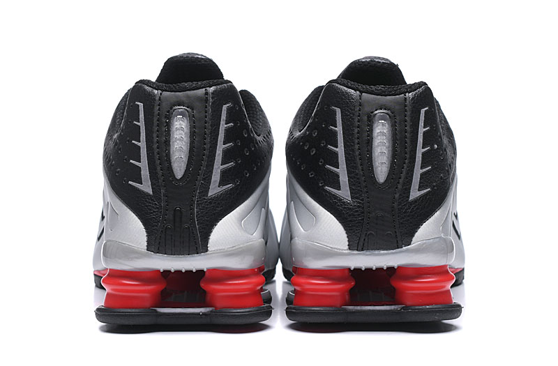 nike shox r4 - Negro Blanco