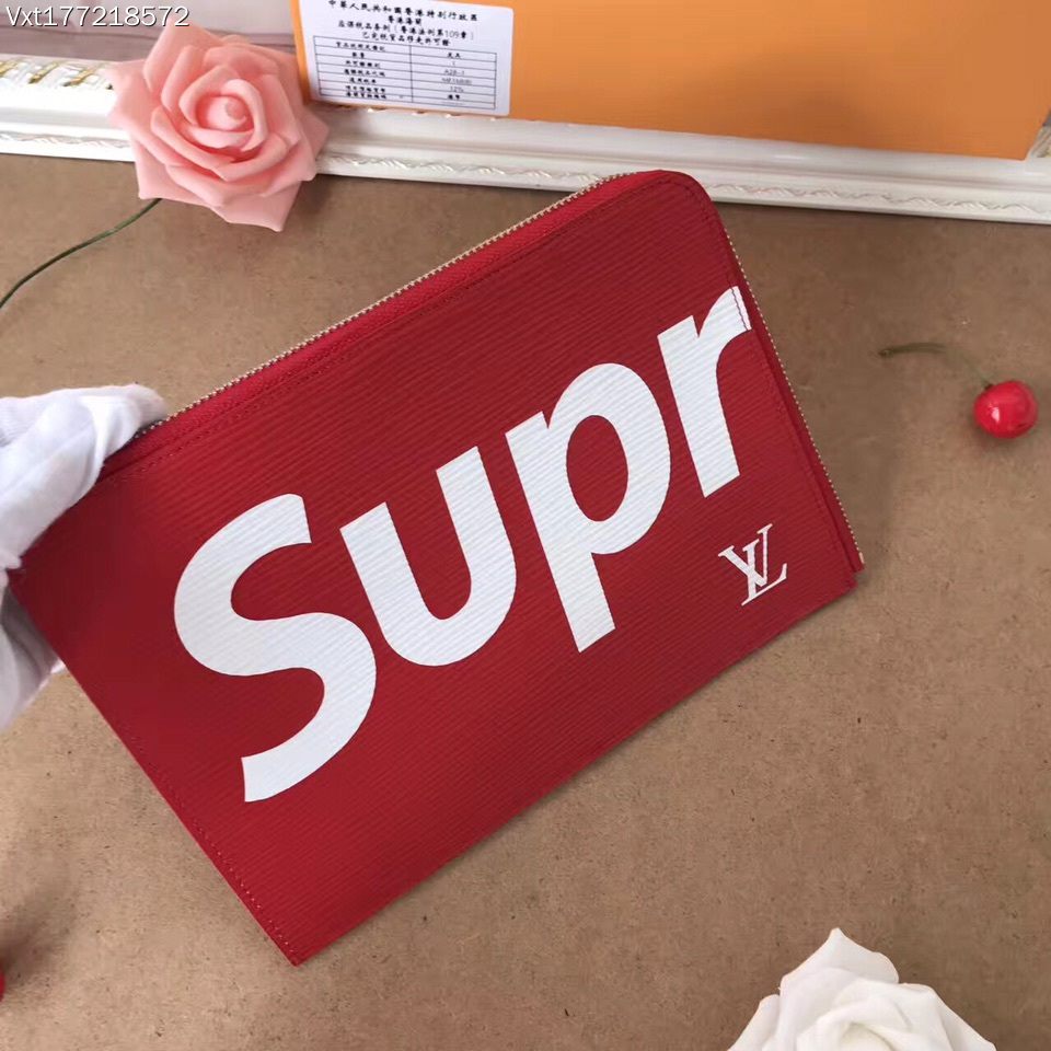supreme louis vuitton - Rojo