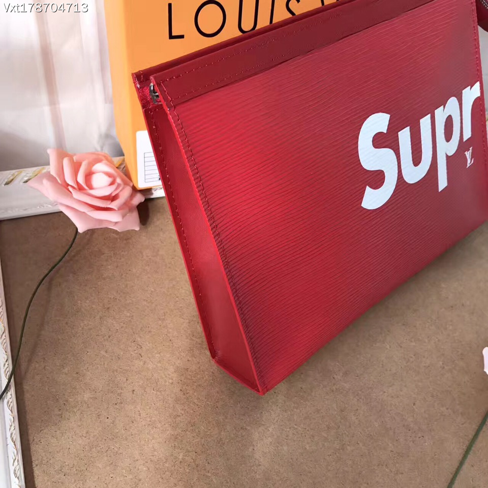 supreme louis vuitton - Rojo