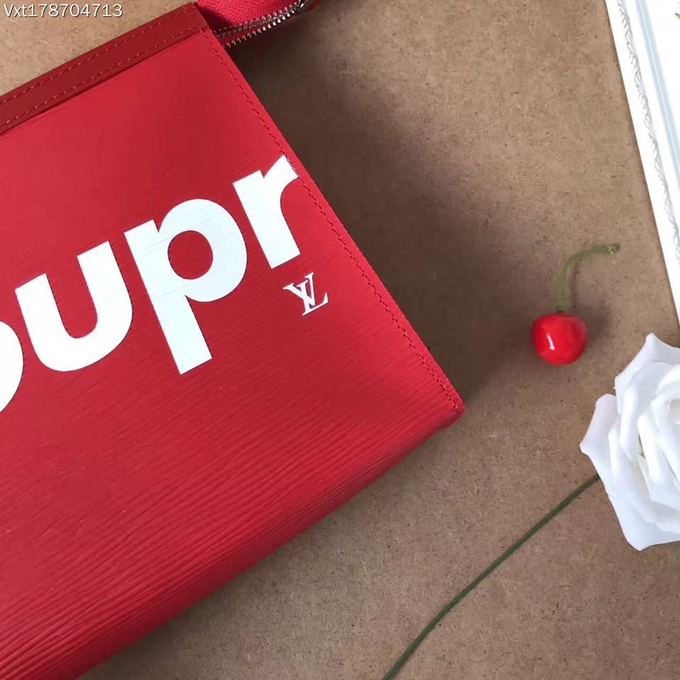 supreme louis vuitton - Rojo