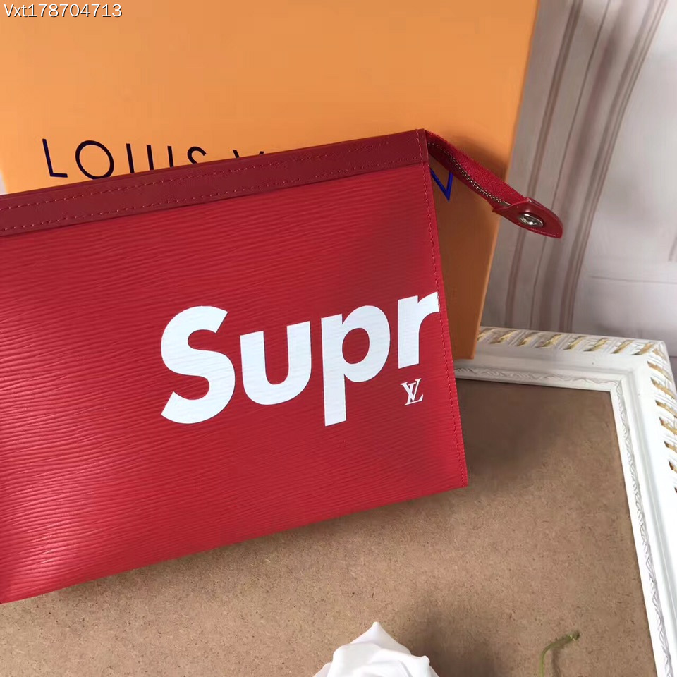 supreme louis vuitton - Rojo