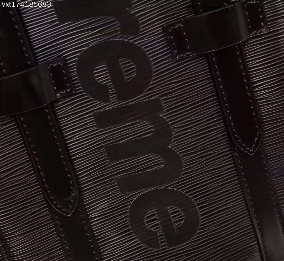 supreme louis vuitton - Negro