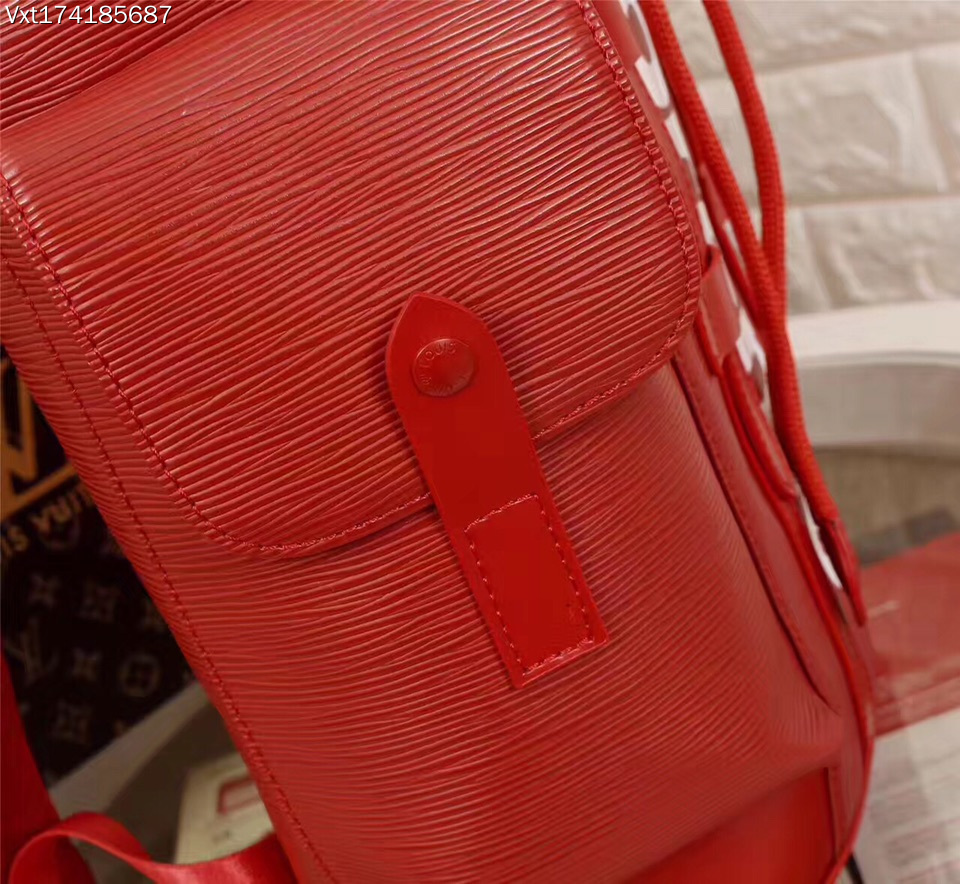 supreme louis vuitton - Rojo