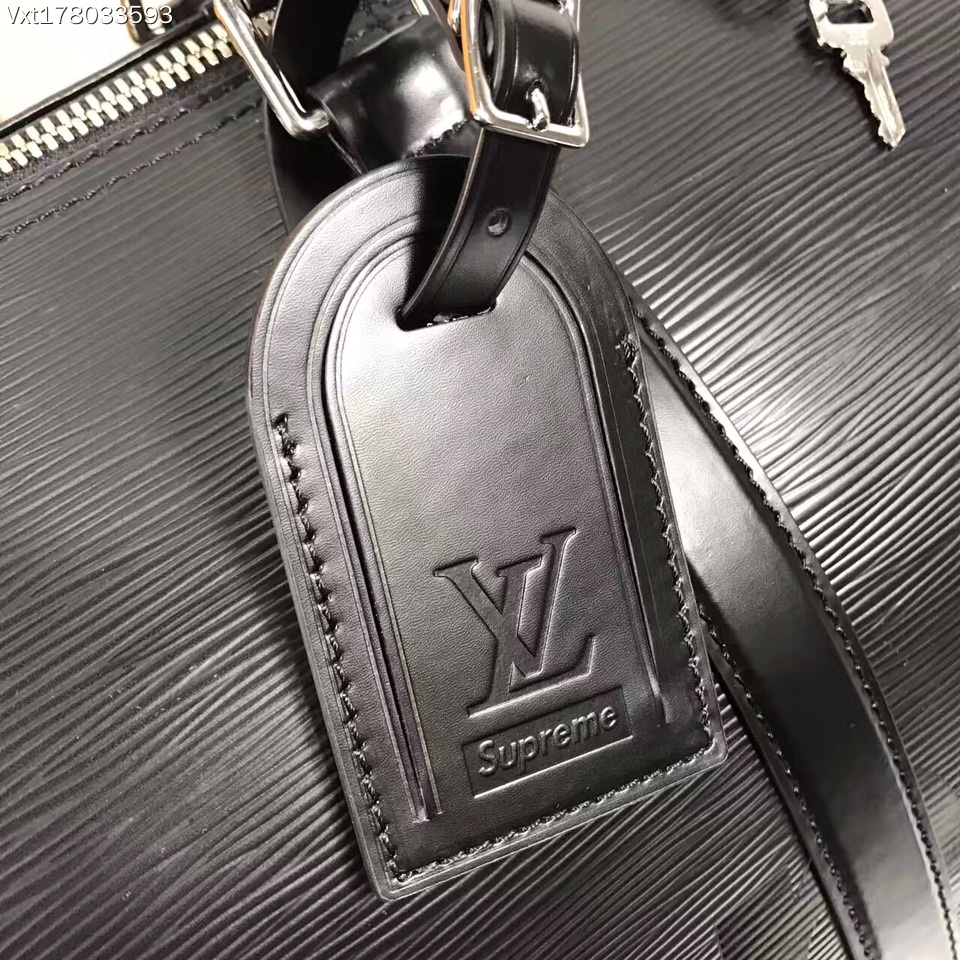 supreme louis vuitton - Negro