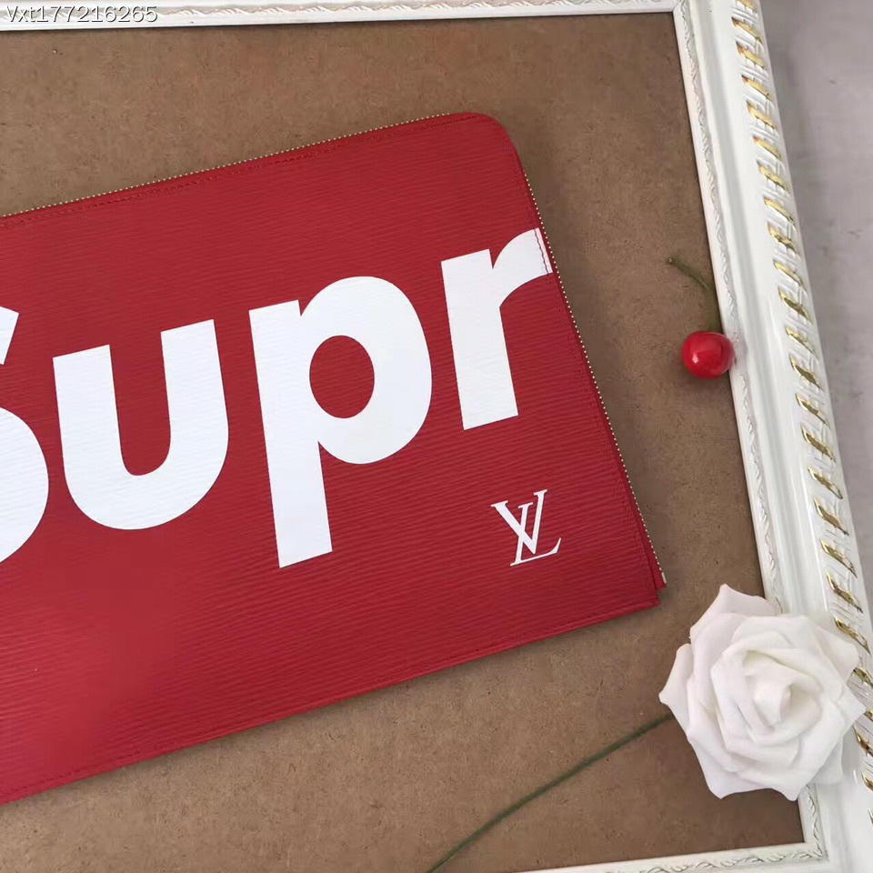 supreme louis vuitton - Rojo