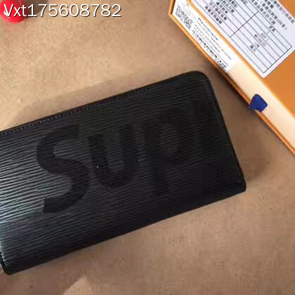 supreme louis vuitton - Negro