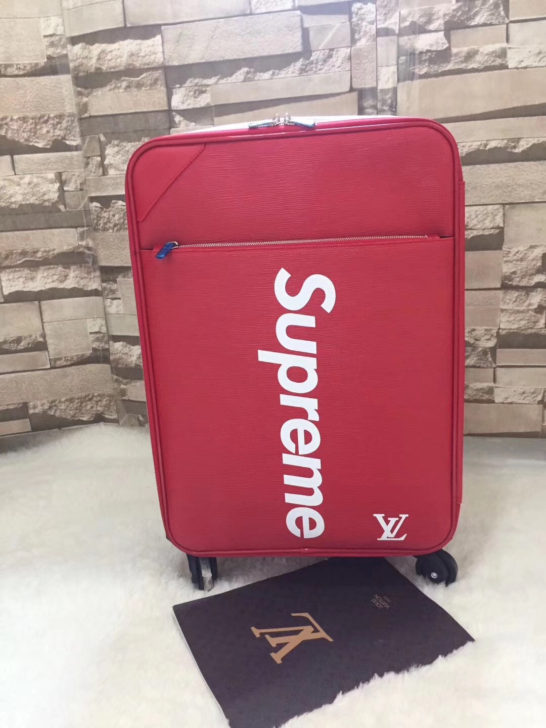 supreme louis vuitton - Rojo