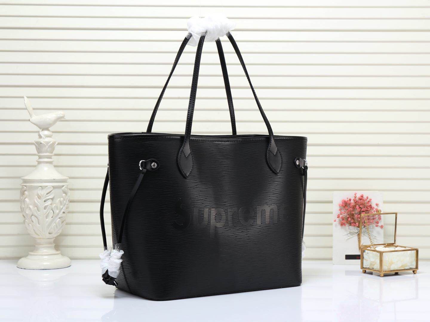 supreme louis vuitton - Negro