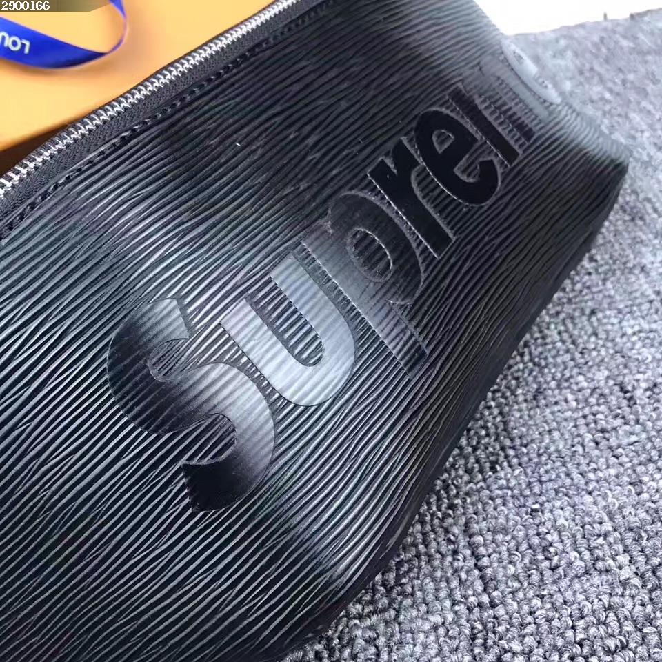 supreme louis vuitton - Negro