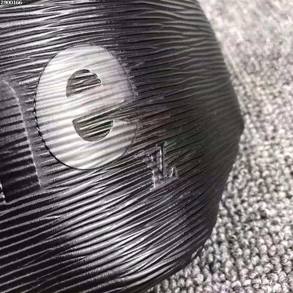 supreme louis vuitton - Negro