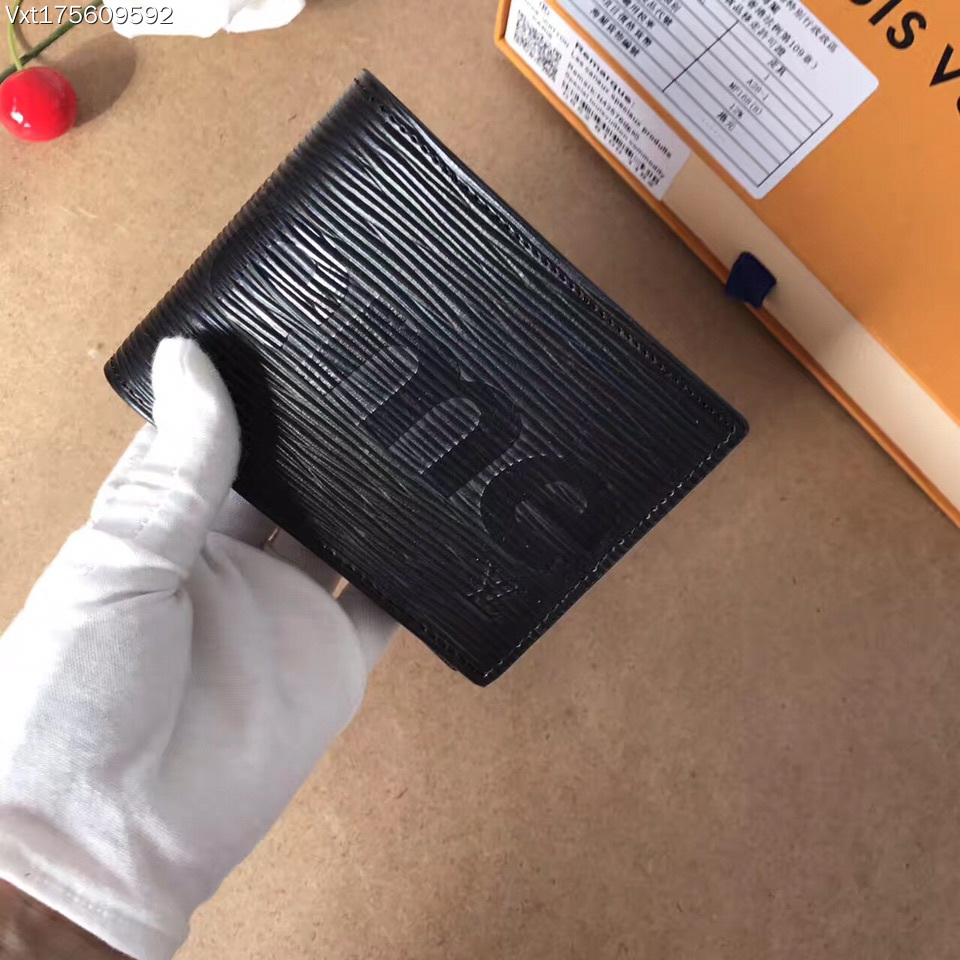 supreme louis vuitton - Negro