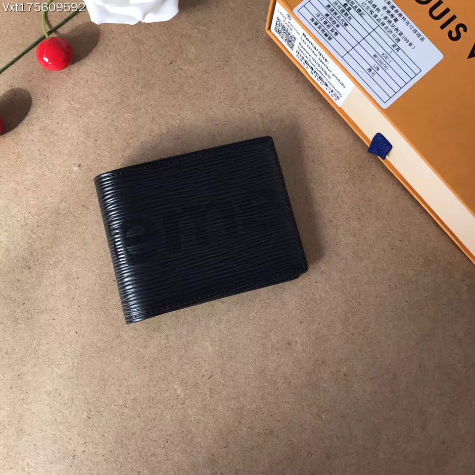 supreme louis vuitton - Negro