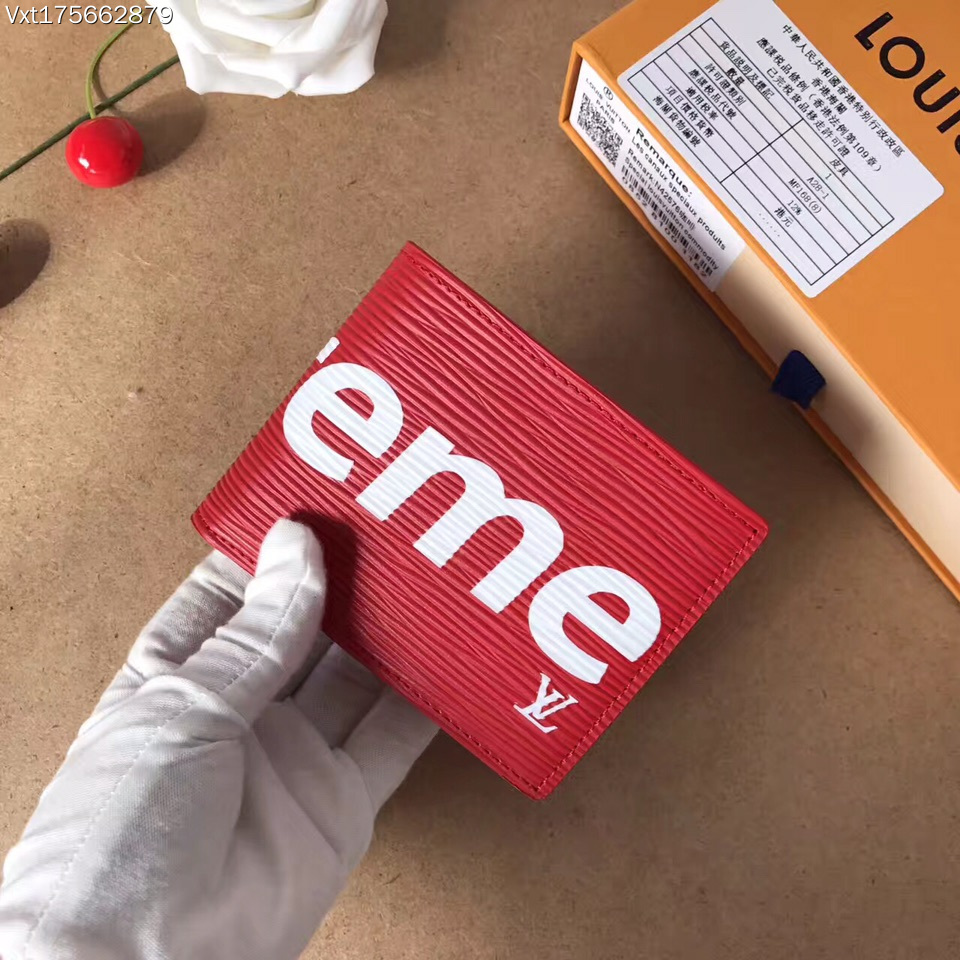 supreme louis vuitton - Rojo