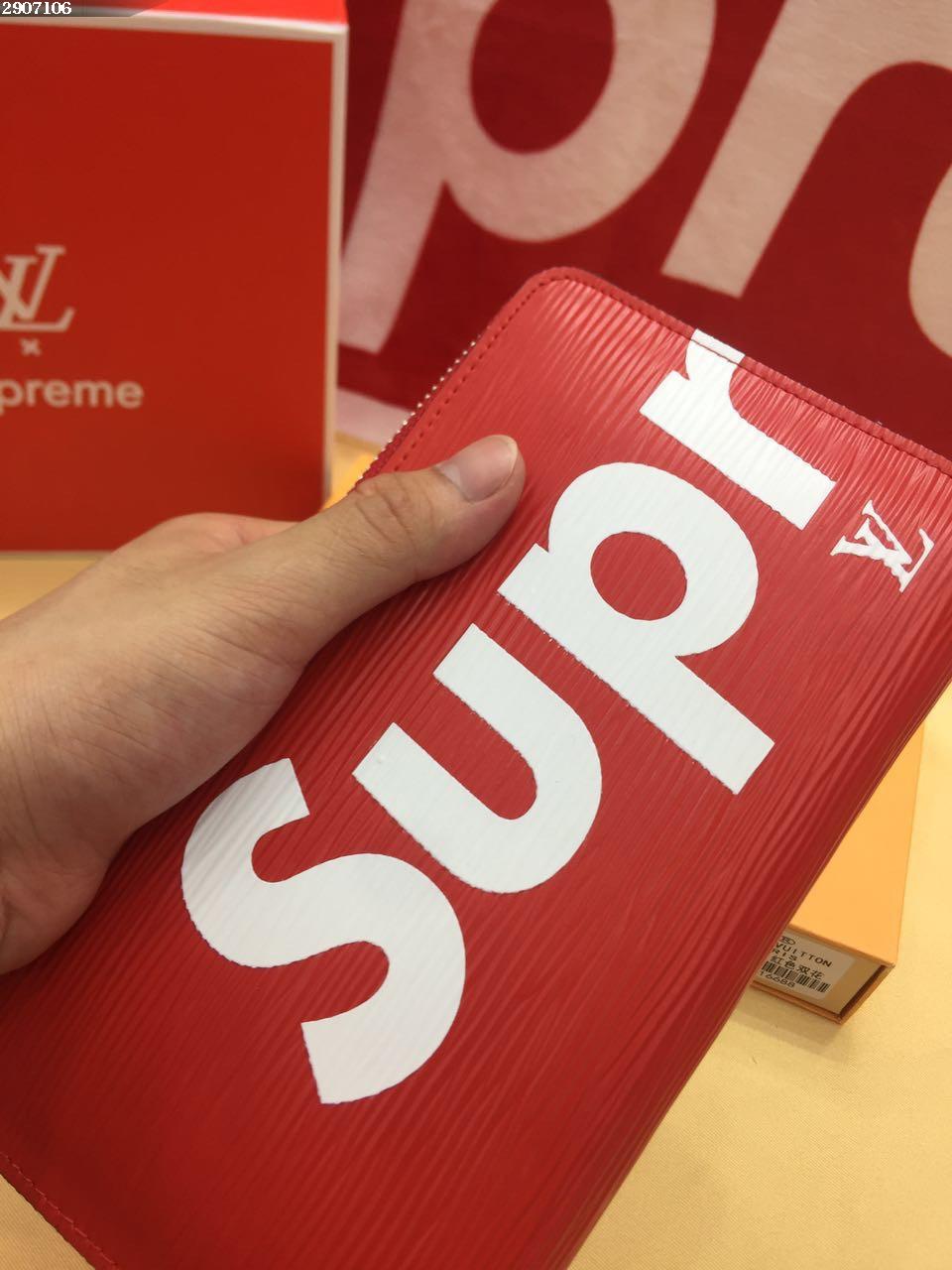 supreme louis vuitton - Rojo