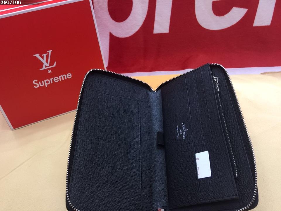 supreme louis vuitton - Negro