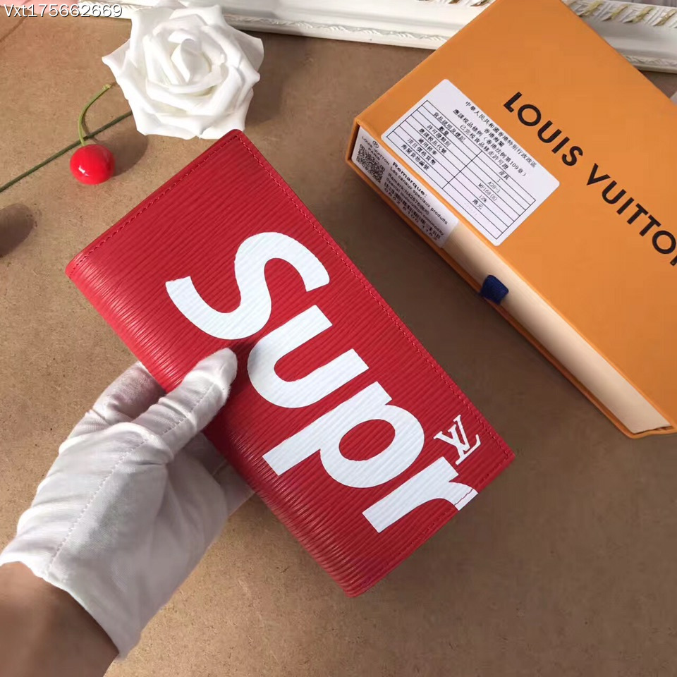 supreme louis vuitton - Rojo