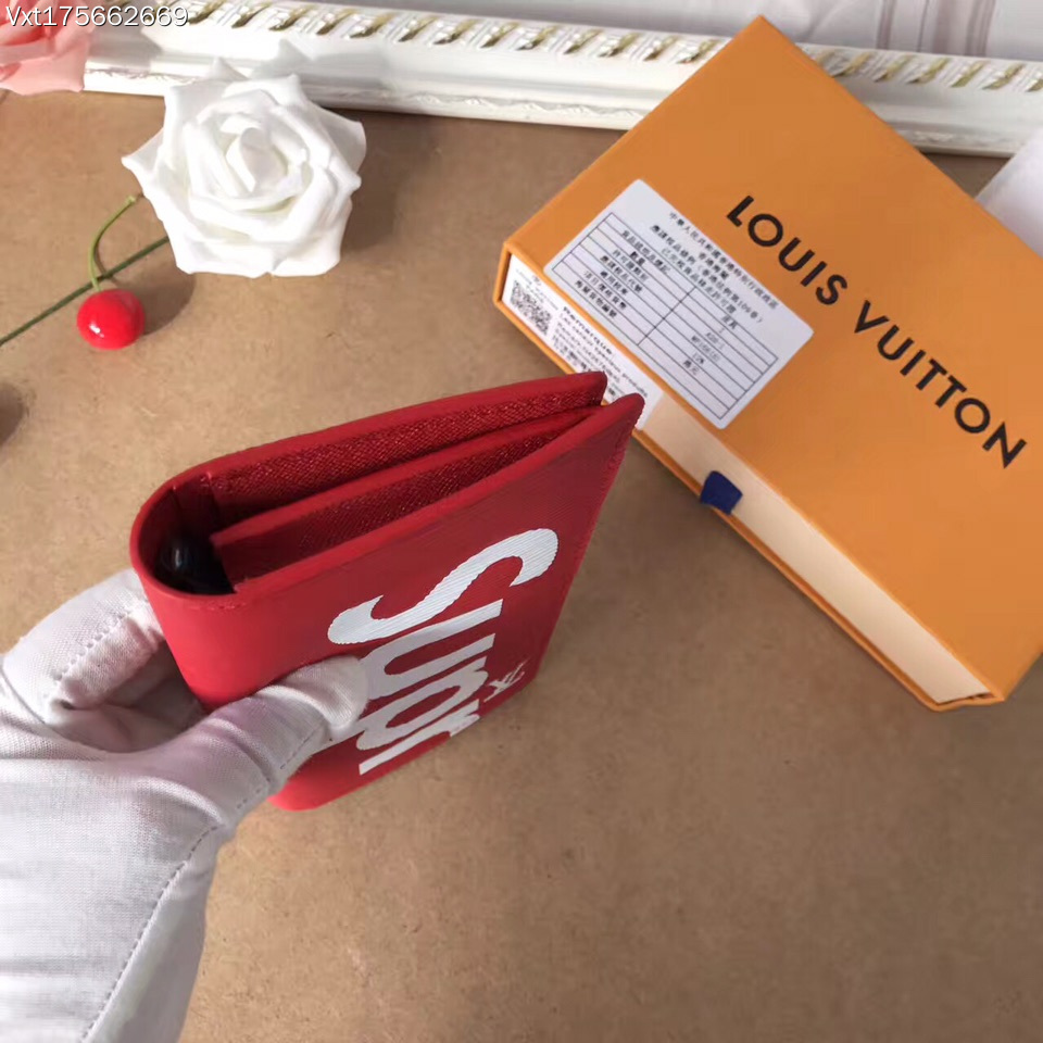 supreme louis vuitton - Rojo