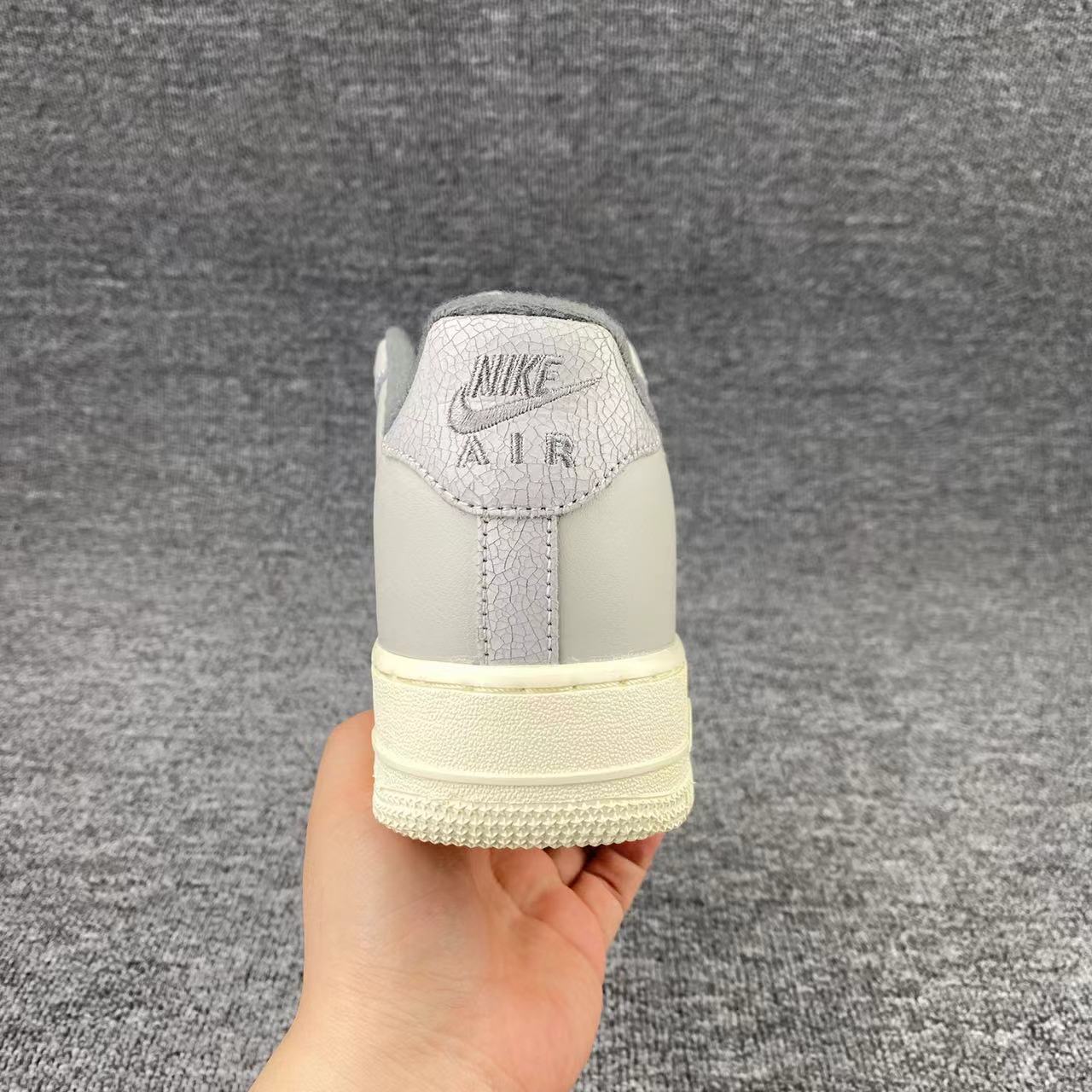 nike air force 1 - Gris Amarillo