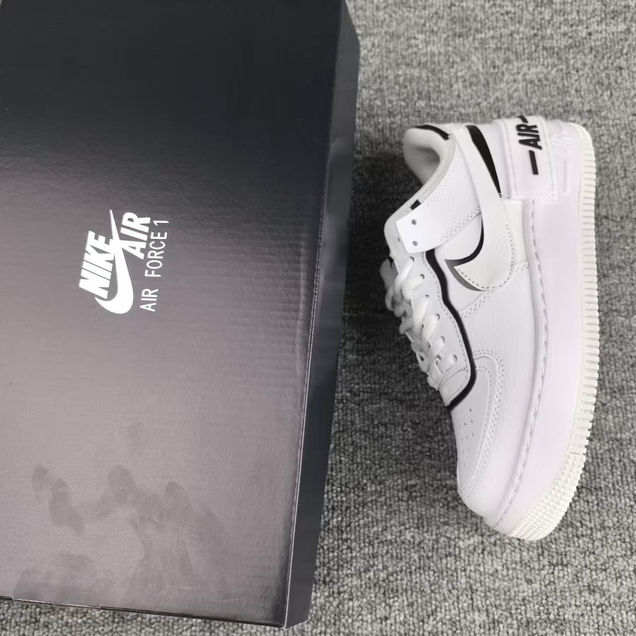 nike air force 1 - Blanco Negro