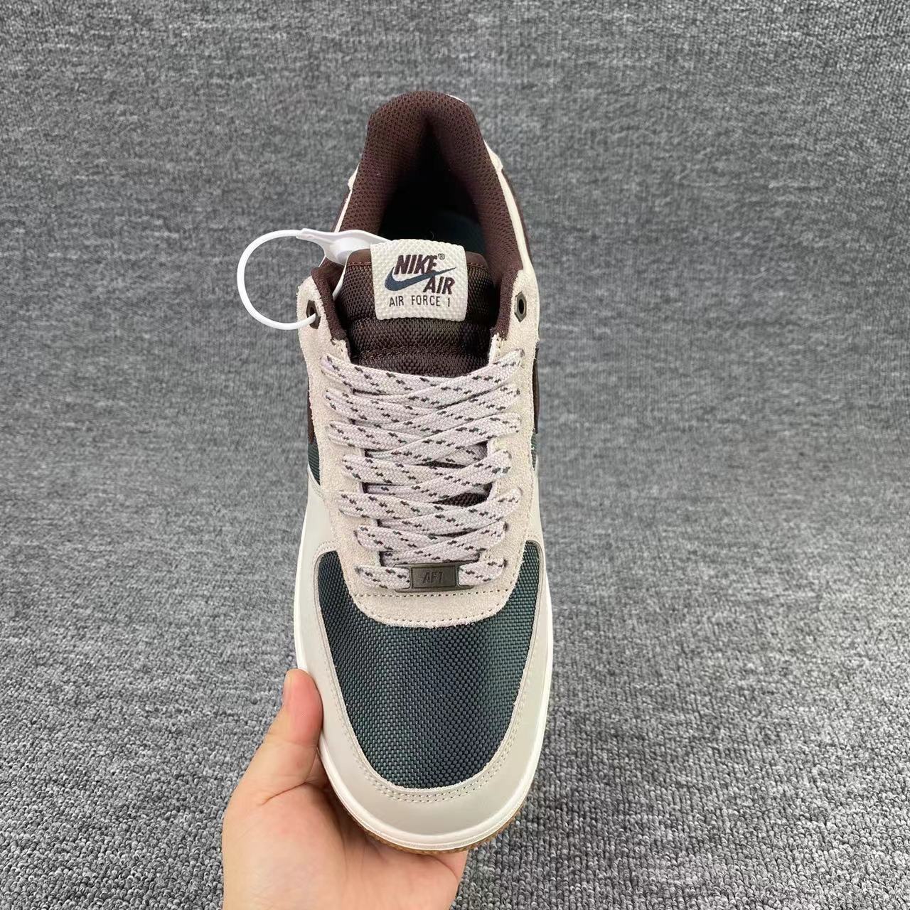 nike air force 1 - Gris Cafe Verde