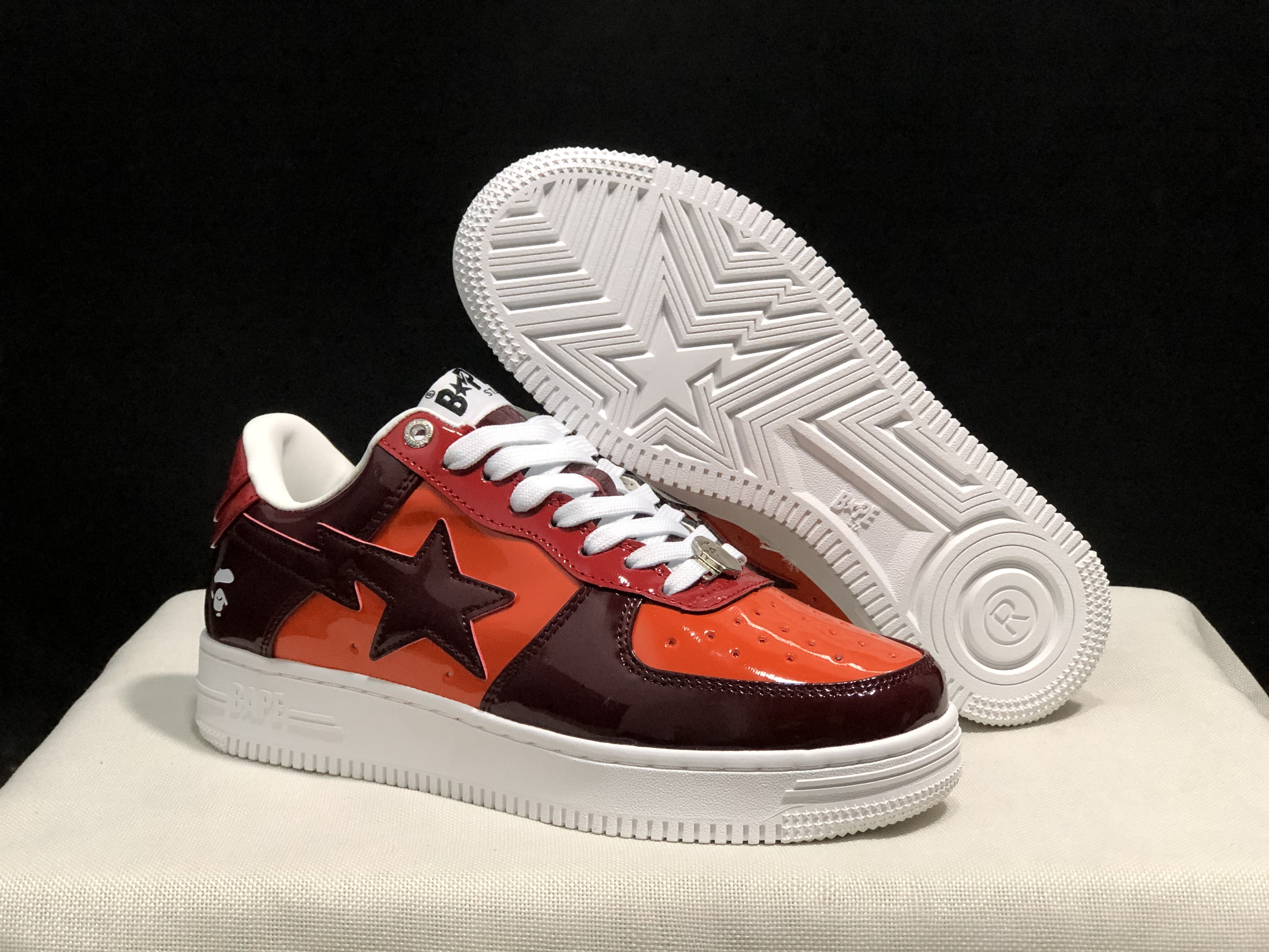 bape sta - Burdeo Rojo