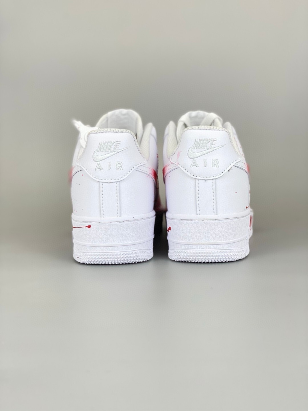 nike air force 1 - Rojo Blanco