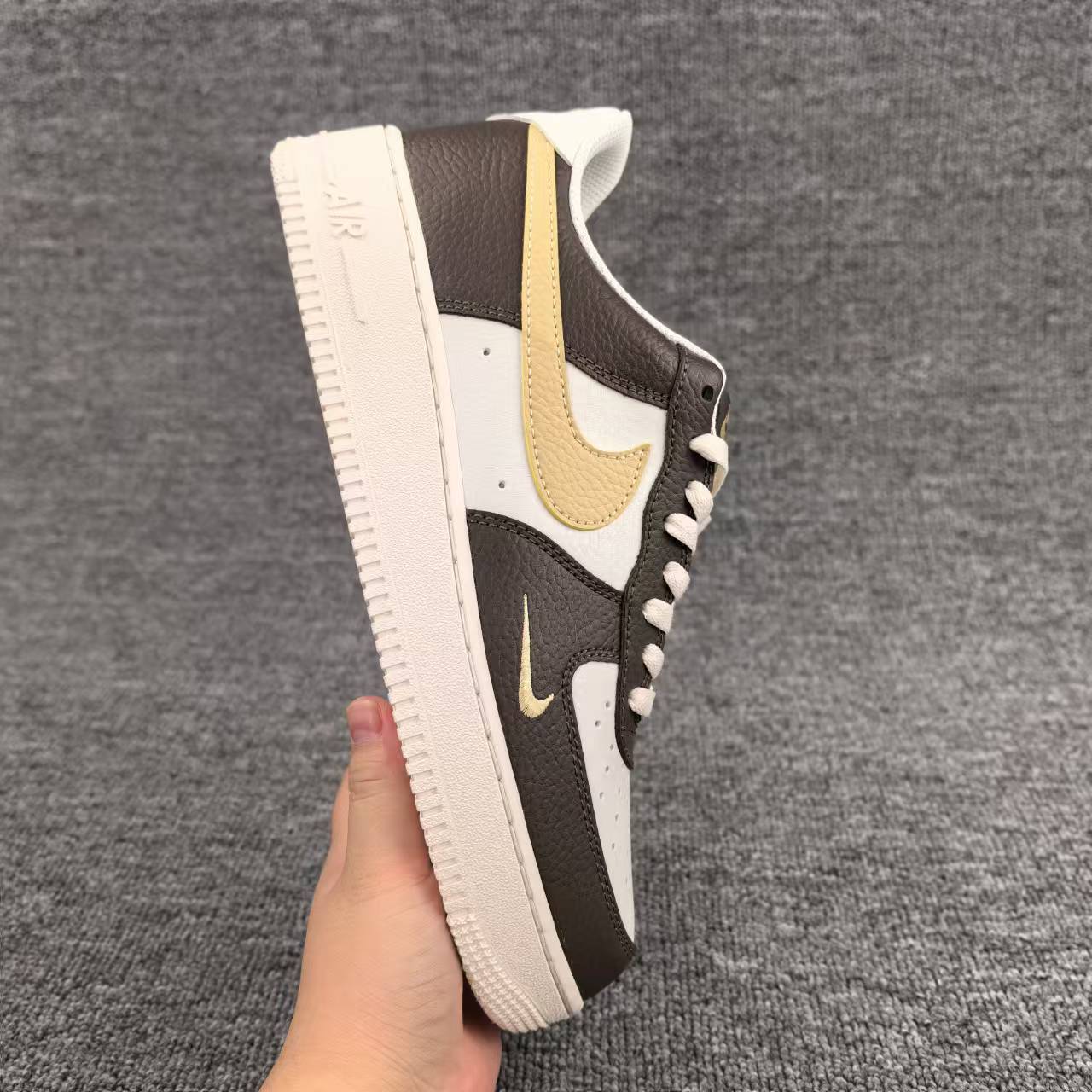 nike air force 1 - Amarillo Cafe Blanco