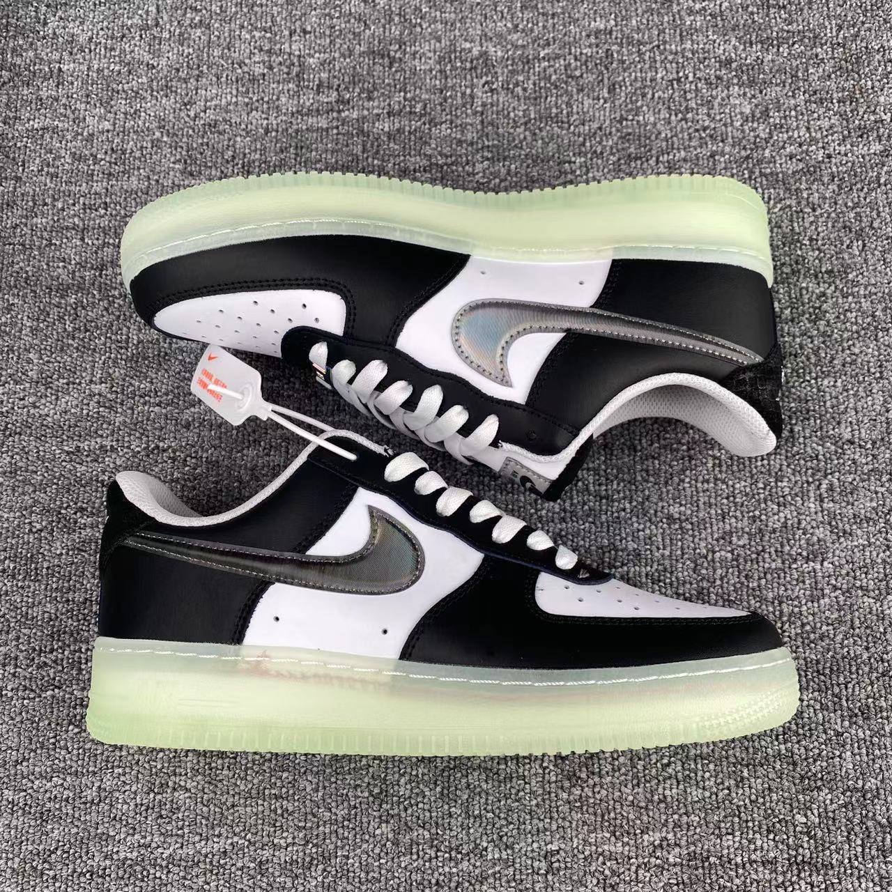 nike air force 1 - Negro Blanco
