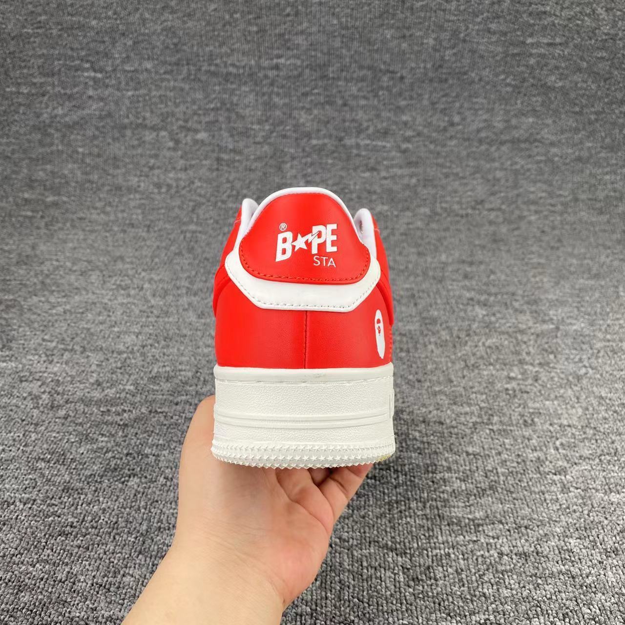 bape sta - Blanco Rojo