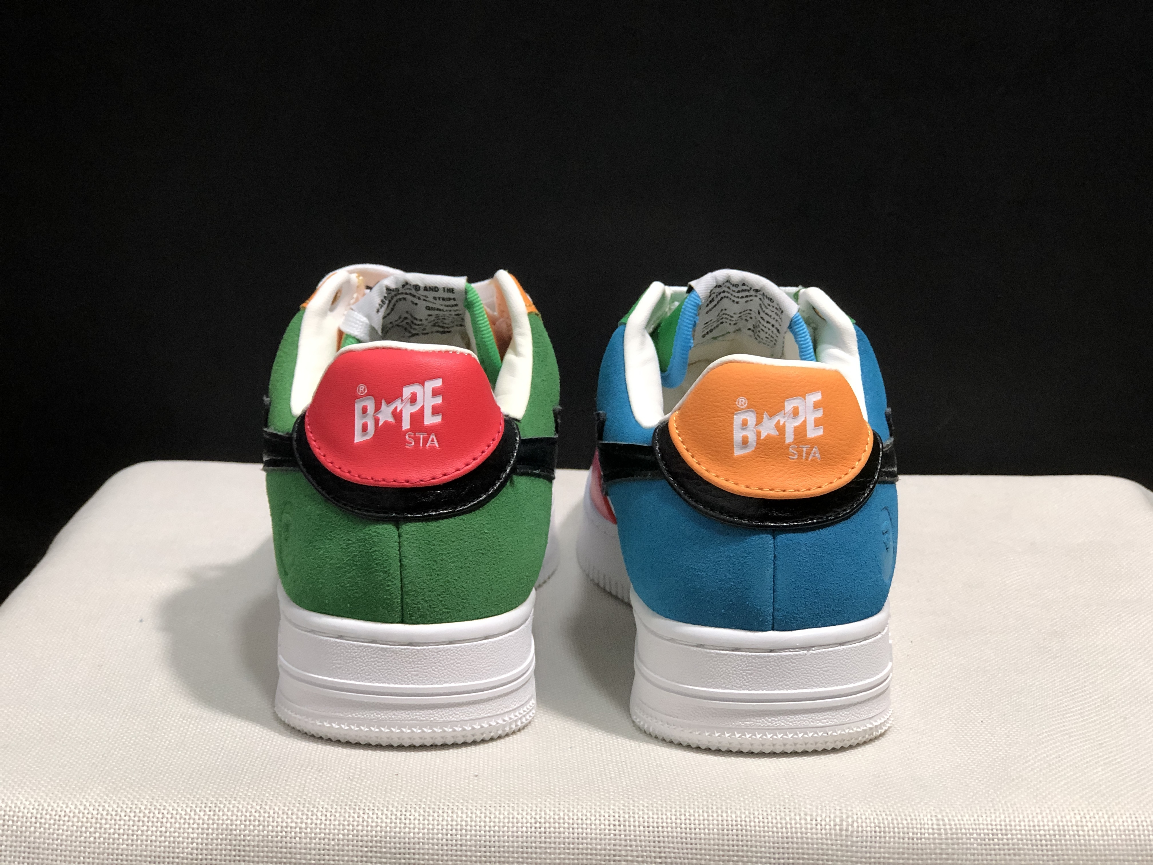 bape sta - Blanco Rojo Verde Amarillo