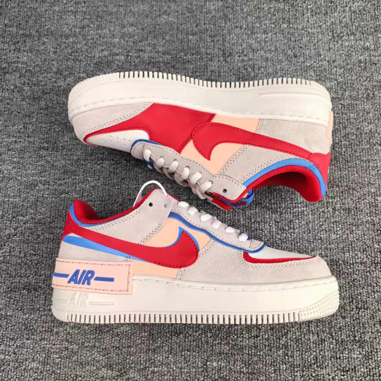 nike air force 1 - Rojo Rosado Durazno