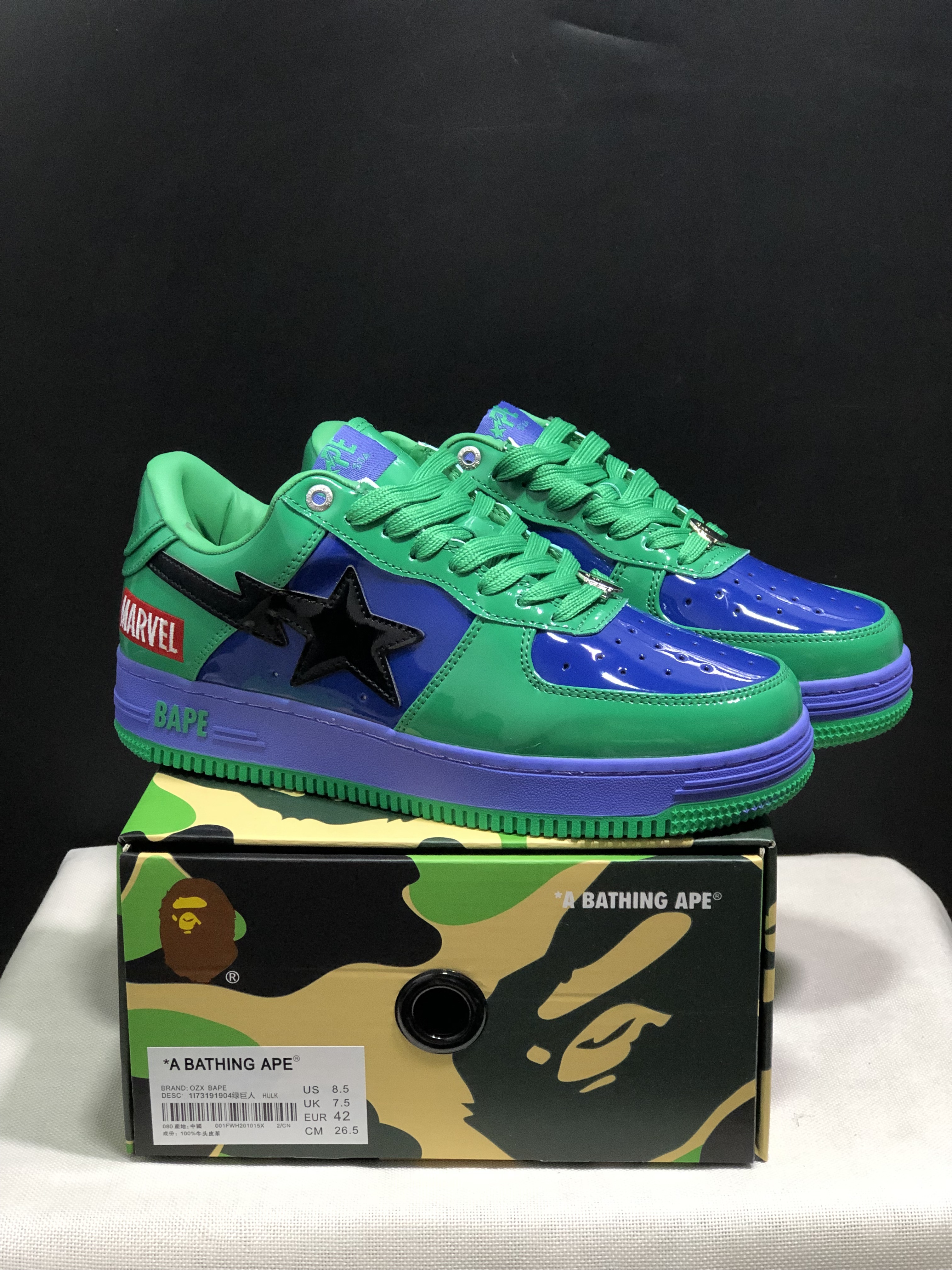 bape sta - Celeste Verde