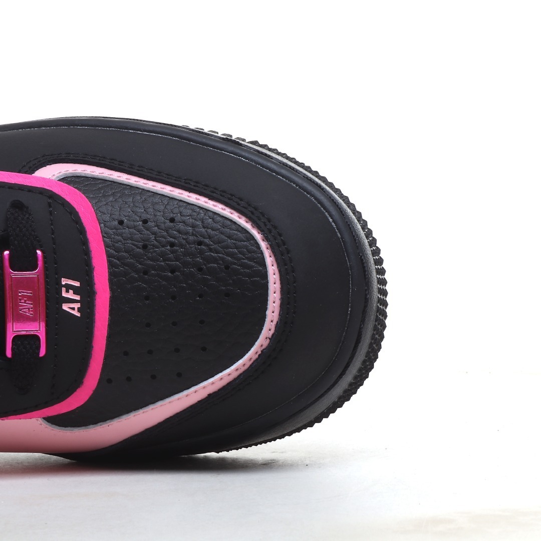 nike air force 1 - Negro Rosado