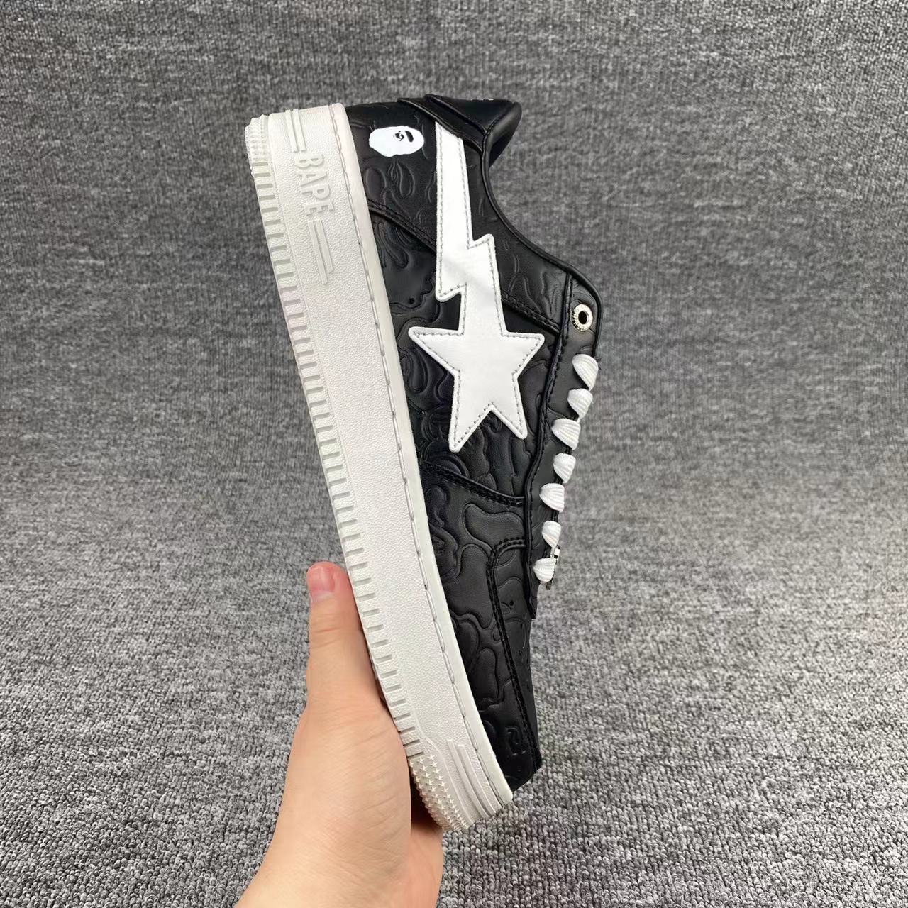 bape sta - Negro Blanco