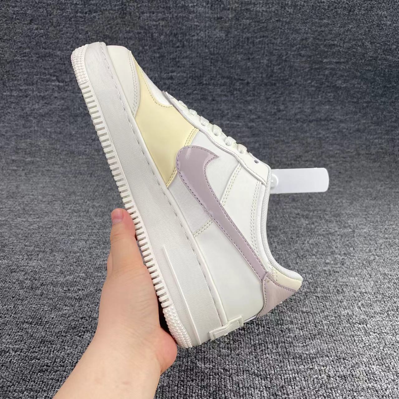 nike air force 1 - Blanco Morado
