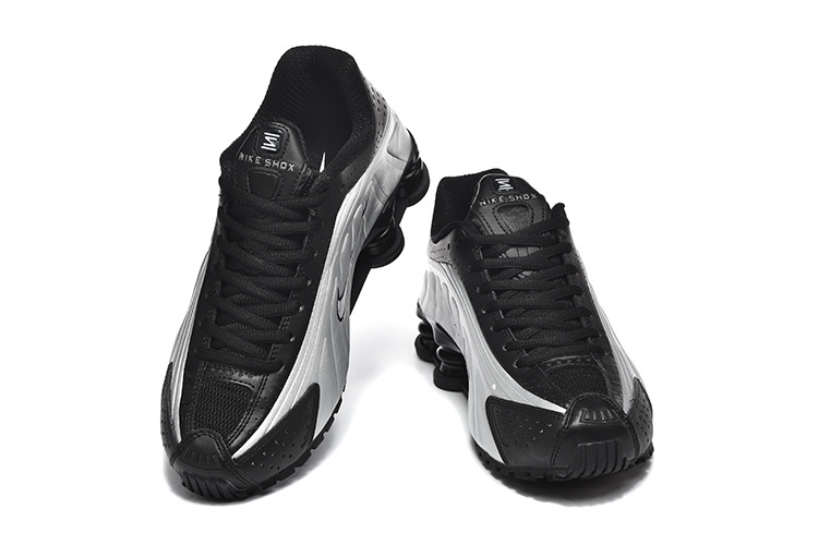 nike shox - Gris Negro