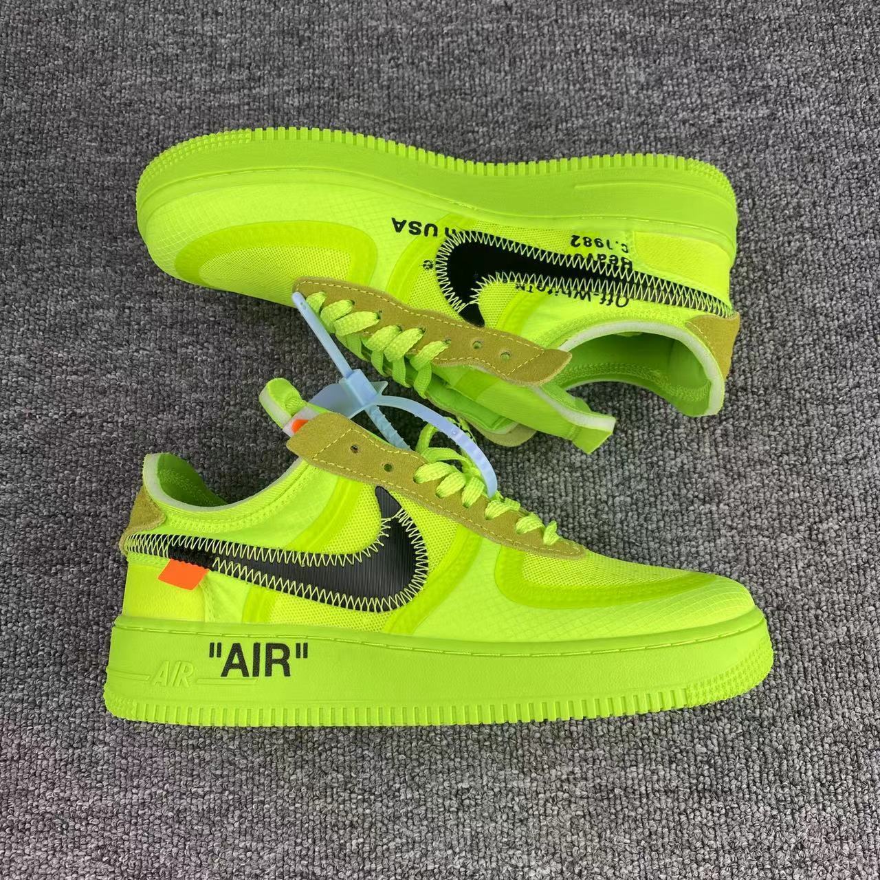 nike air force 1 - Fluor Negro