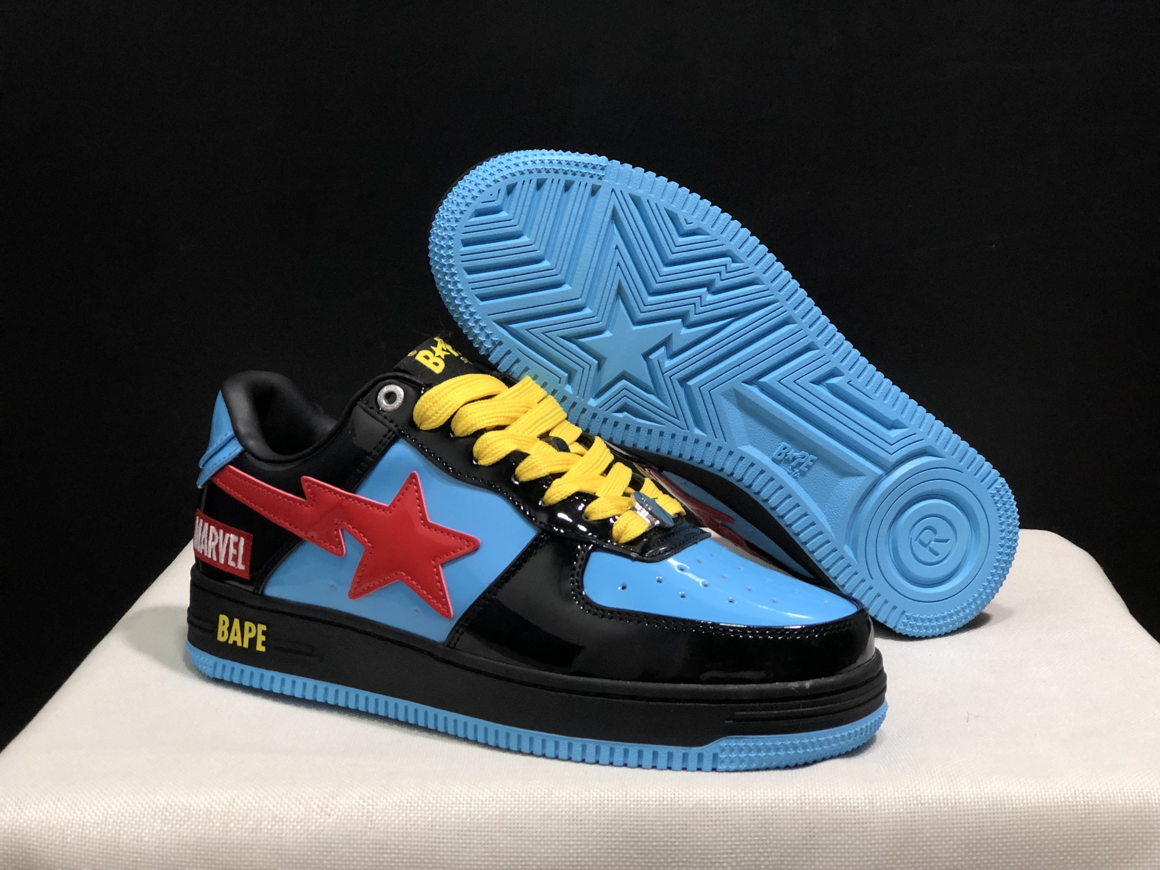 bape sta - Negro Rojo Amarillo