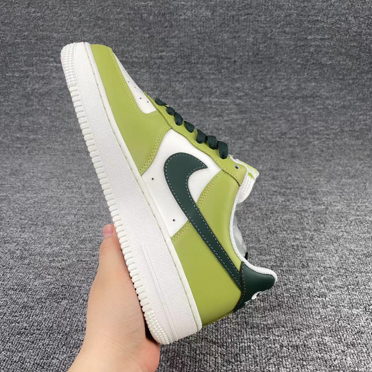 nike air force 1 - Verde Blanco