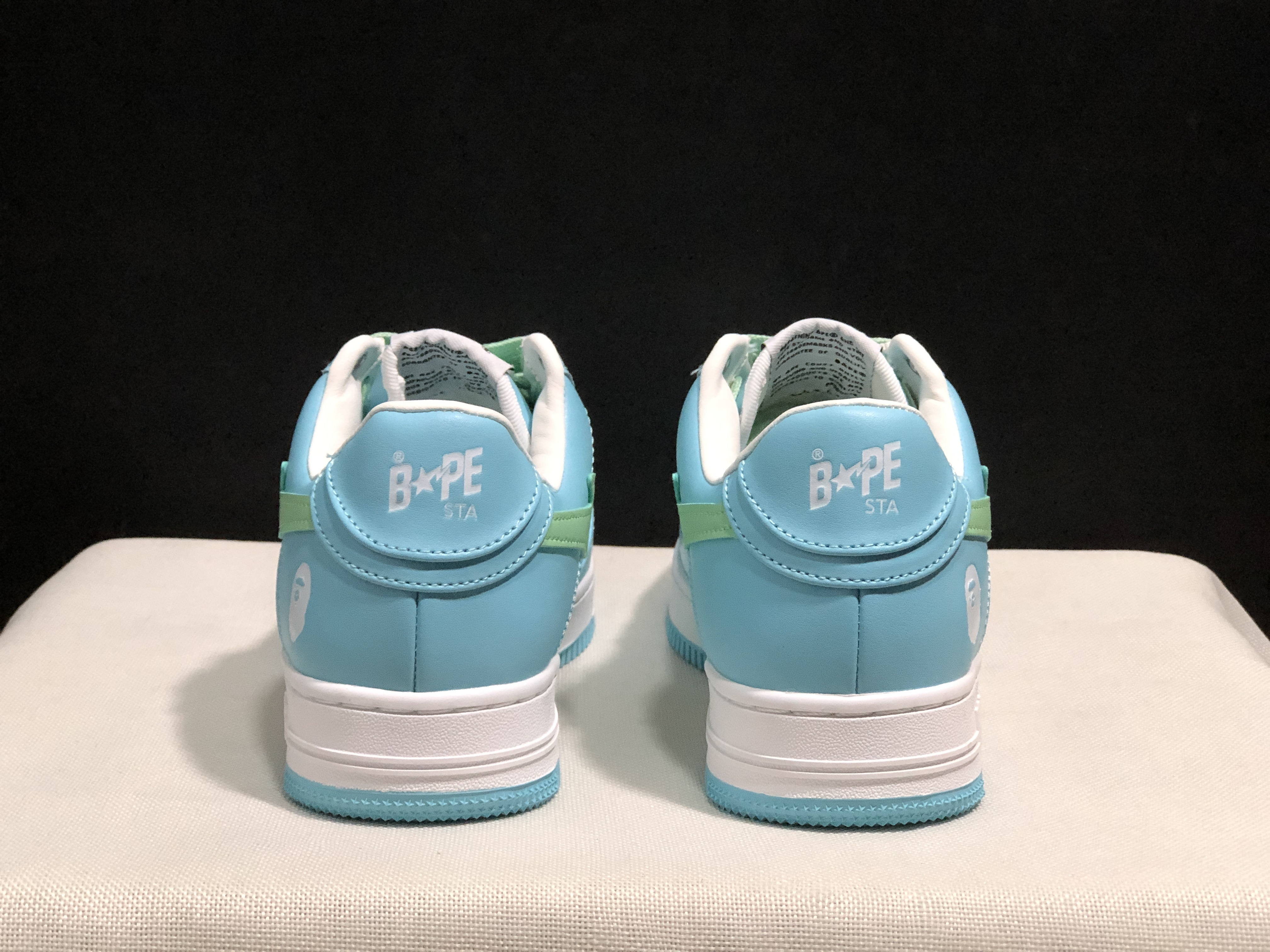 bape sta - Celeste Verde Blanco
