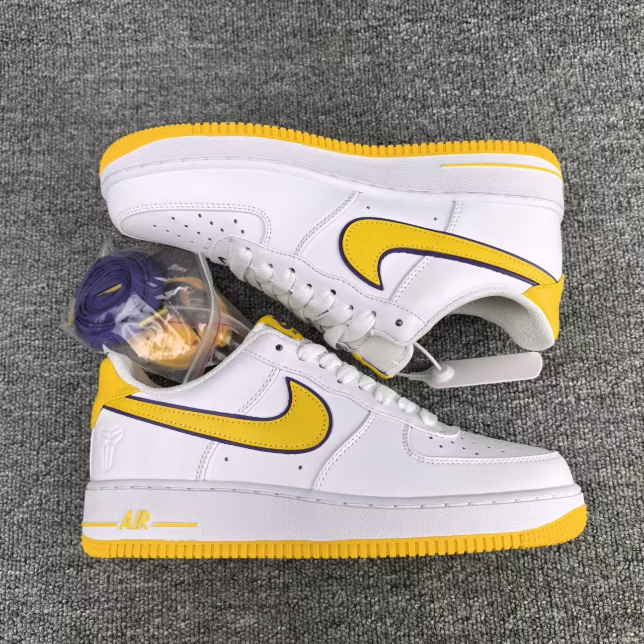 nike air force 1 - Blanco Amarillo