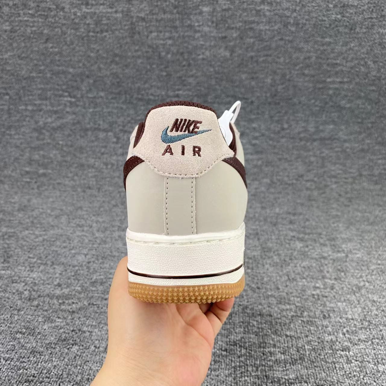 nike air force 1 - Gris Cafe Verde