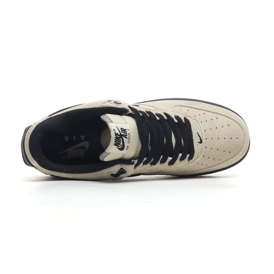 nike air force 1 - Gris Cafe Negro