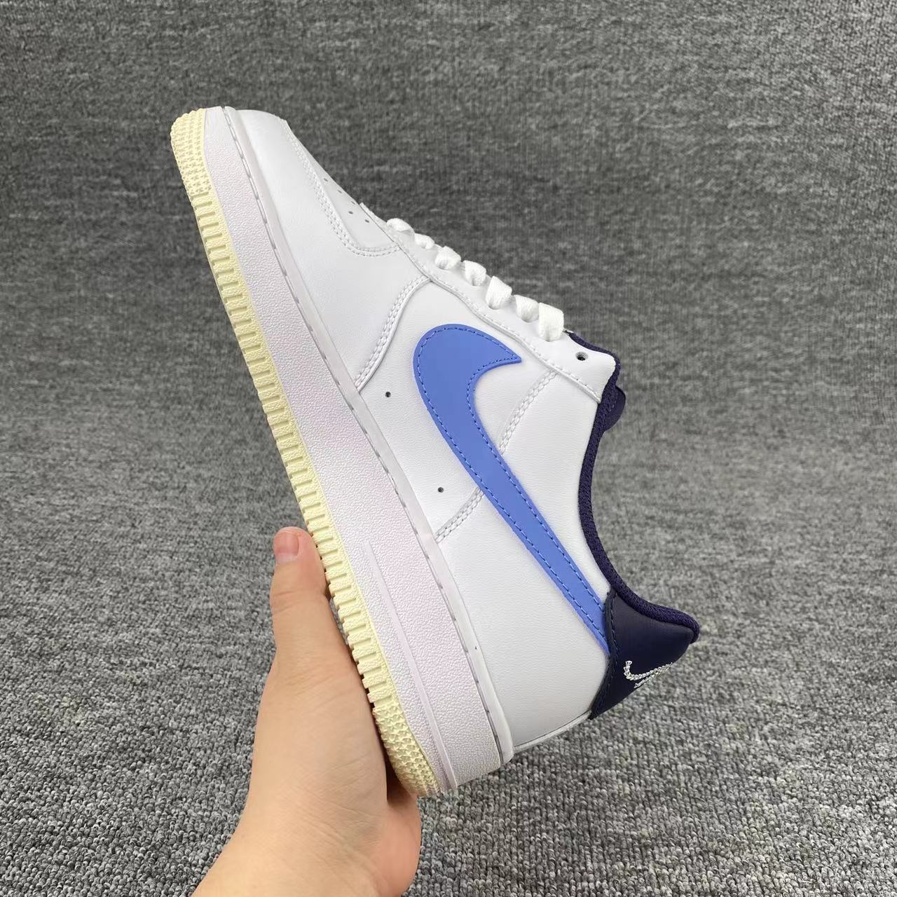 nike air force 1 - Blanco Celeste Rojo