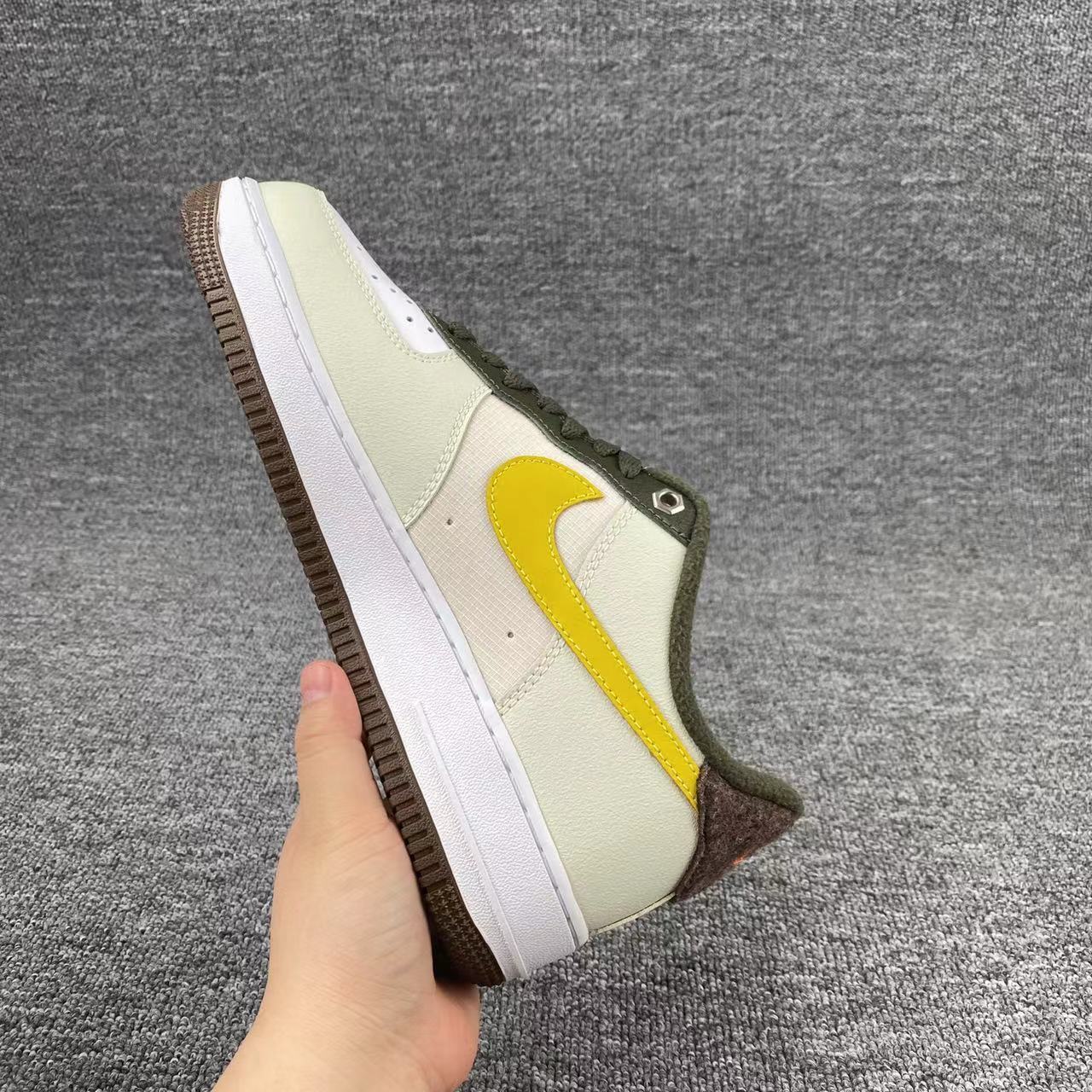 nike air force 1 - Blanco Amarillo