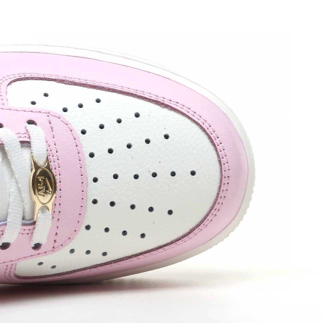 nike air force 1 - Rosado Blanco