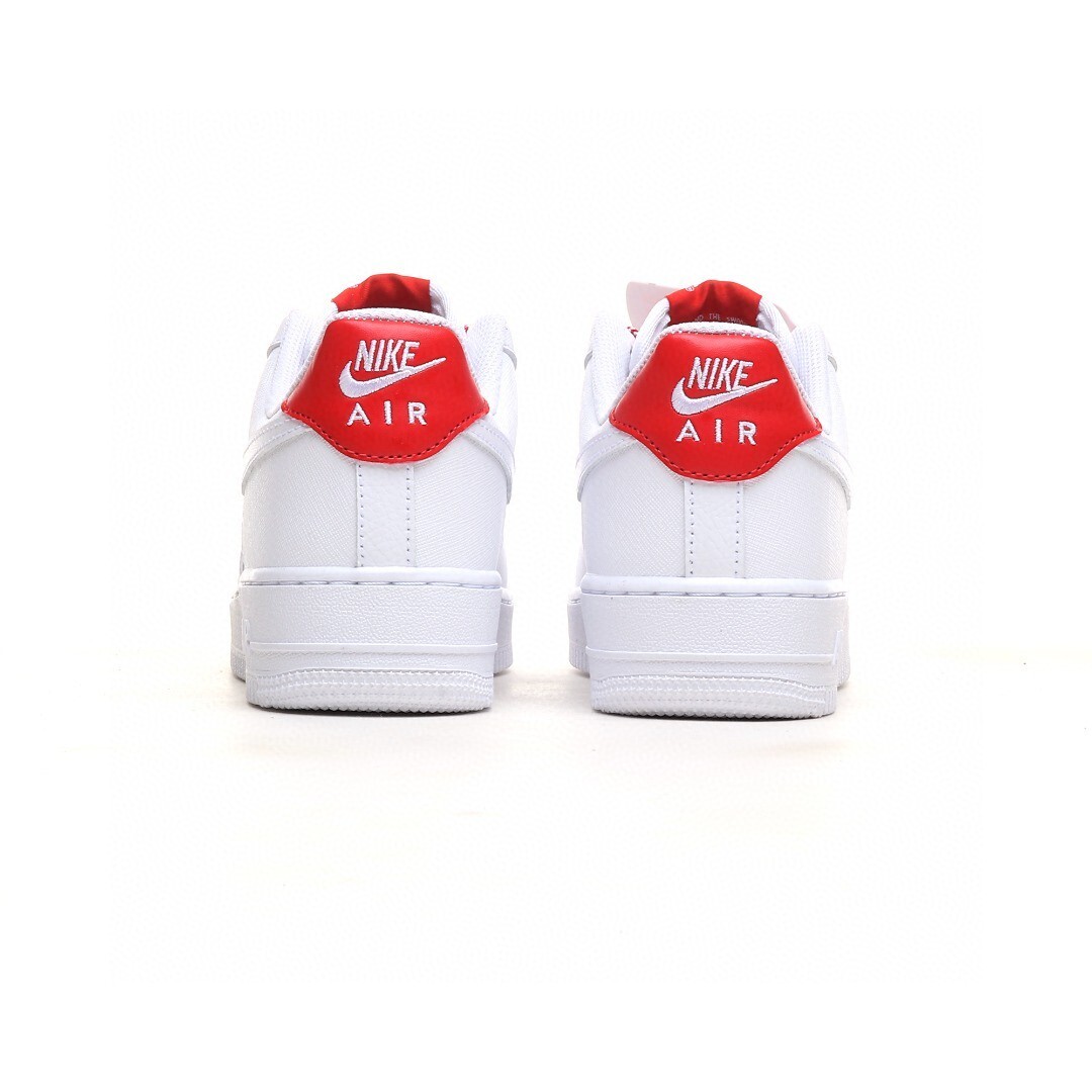 nike air force 1 - Blanco Rojo